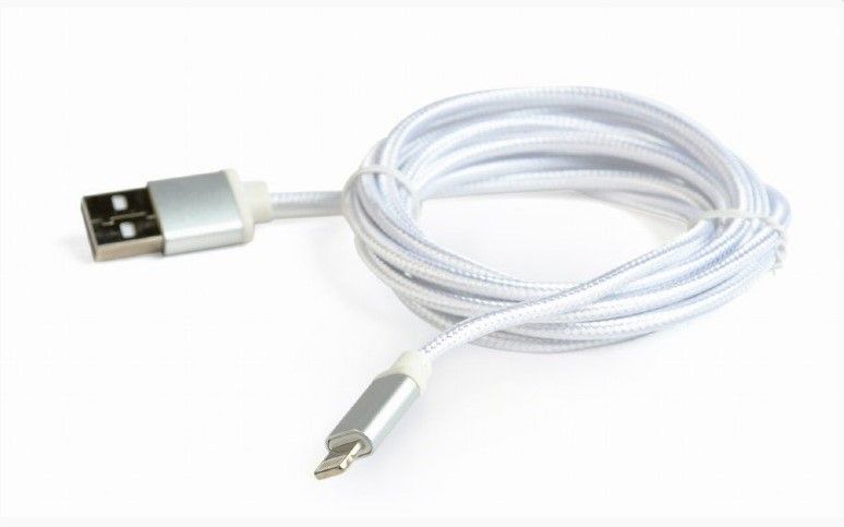 Кабель Cablexpert USB 2.0 - Lightning Silver 1.8m (CCB-mUSB2B-AMLM-6-S) фото2