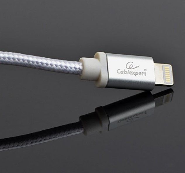 Кабель Cablexpert USB 2.0 - Lightning Silver 1.8m (CCB-mUSB2B-AMLM-6-S) фото3