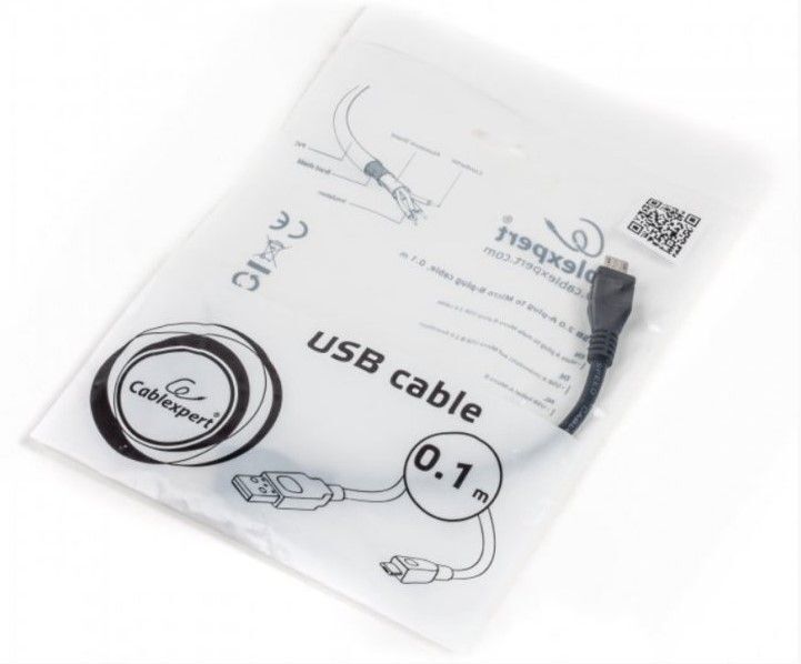 Кабель Cablexpert microUSB - USB 0.1 м (CCP-mUSB2-AMBM-0.1M) фото5