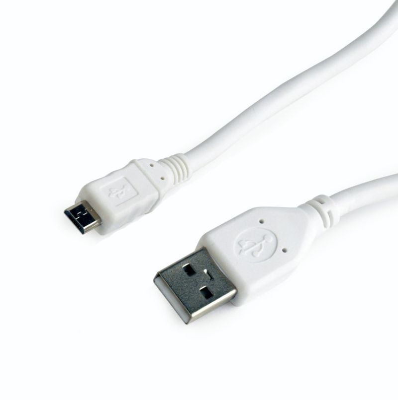 Кабель Cablexpert CCP-mUSB2-AMBM-W-0.5M White фото