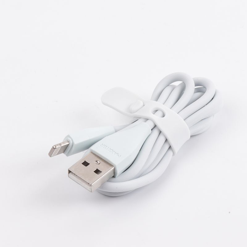 Кабель Maxxter USB-Lightning 1м Mint-Grey (UB-L-USB-01MG) фото3