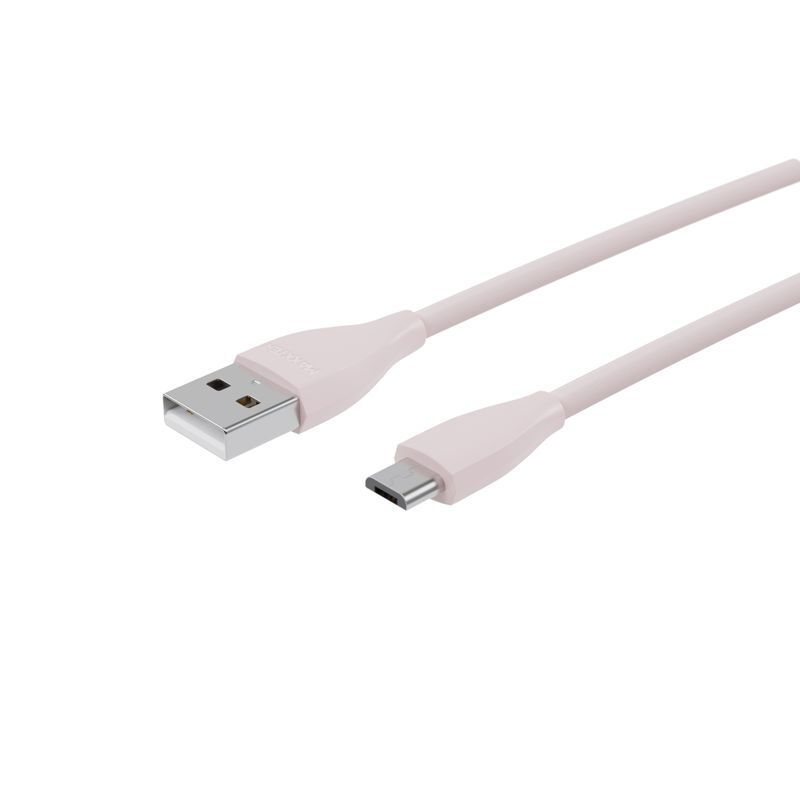 Кабель Maxxter USB-microUSB 1м Pink (UB-M-USB-01GP) фото2
