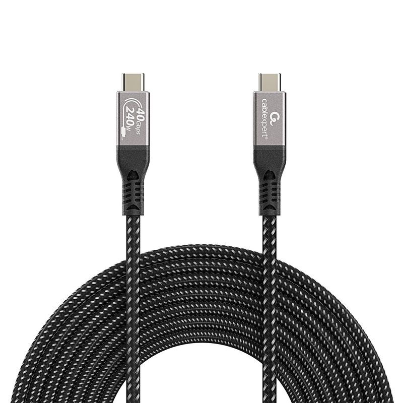 Кабель Cablexpert USB4 40Gbps, 240W (48V5A) 0.5 м (CCBP-USB4-CMCM240-0.5M) фото3