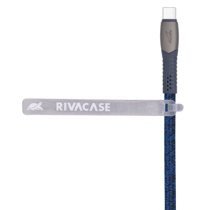 Кабель RIVACASE USB Type-C PS6105 BL12 Blue фото2