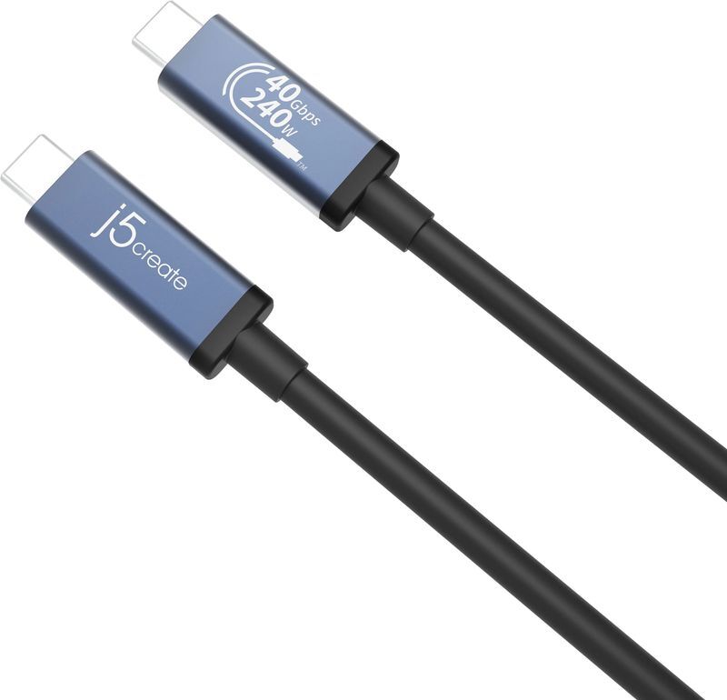Кабель J5create USB4 40Gbps, 240W, 8K60Hz (JUC29L08-N) фото3