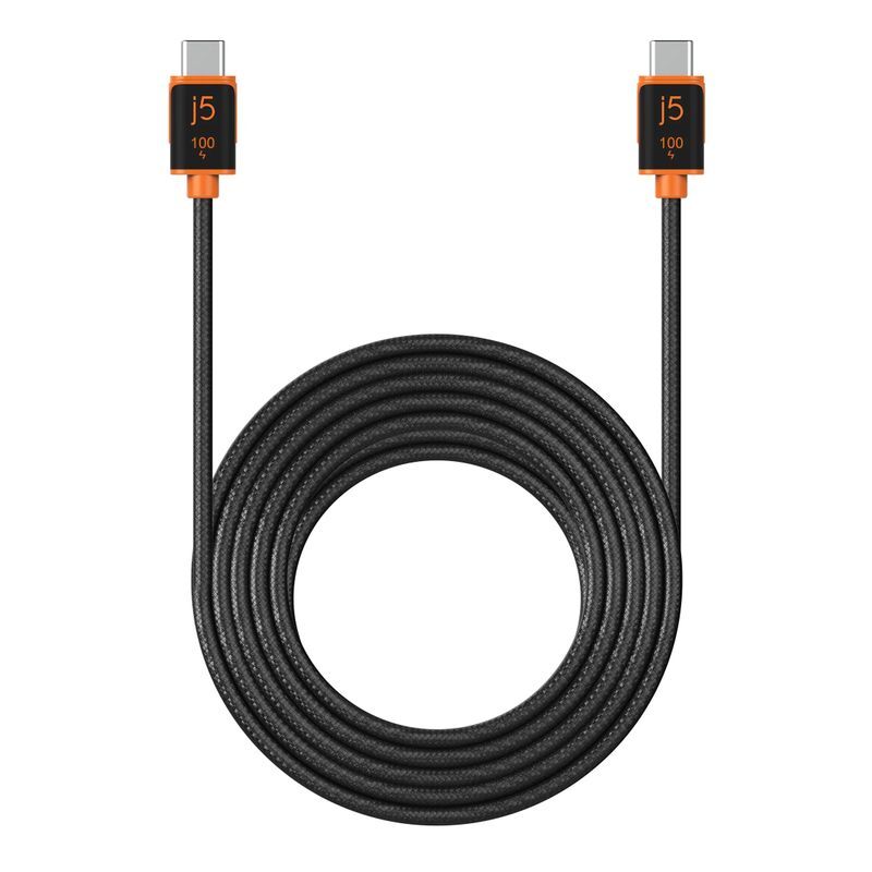 Кабель J5create USB 2.0 480Mbps, 100W (20V5A) 3 м (JUCX25L30-N) фото4