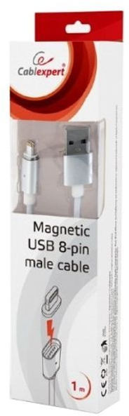 Кабель Cablexpert USB 2.0 BM - Lightning 1m White (CC-USB2-AMLMM-1M) фото