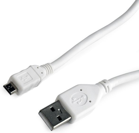 Кабель Cablexpert USB 2.0 - MicroUSB Premium White 1m (CCP-mUSB2-AMBM-W-1M) фото2