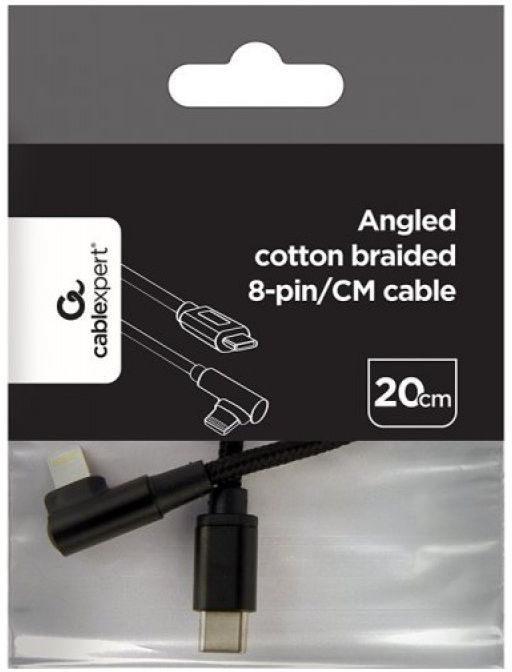 Кабель Cablexpert USB 2.0 C-тато/Lightning 0.2m (CC-USB2-CMLML-0.2M) фото2