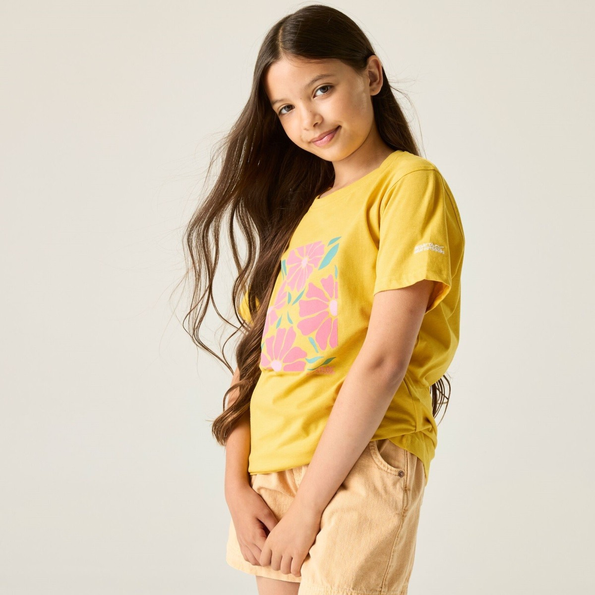 Футболка детская Regatta Bosley RKT181-ZYP 128 желтая фото4