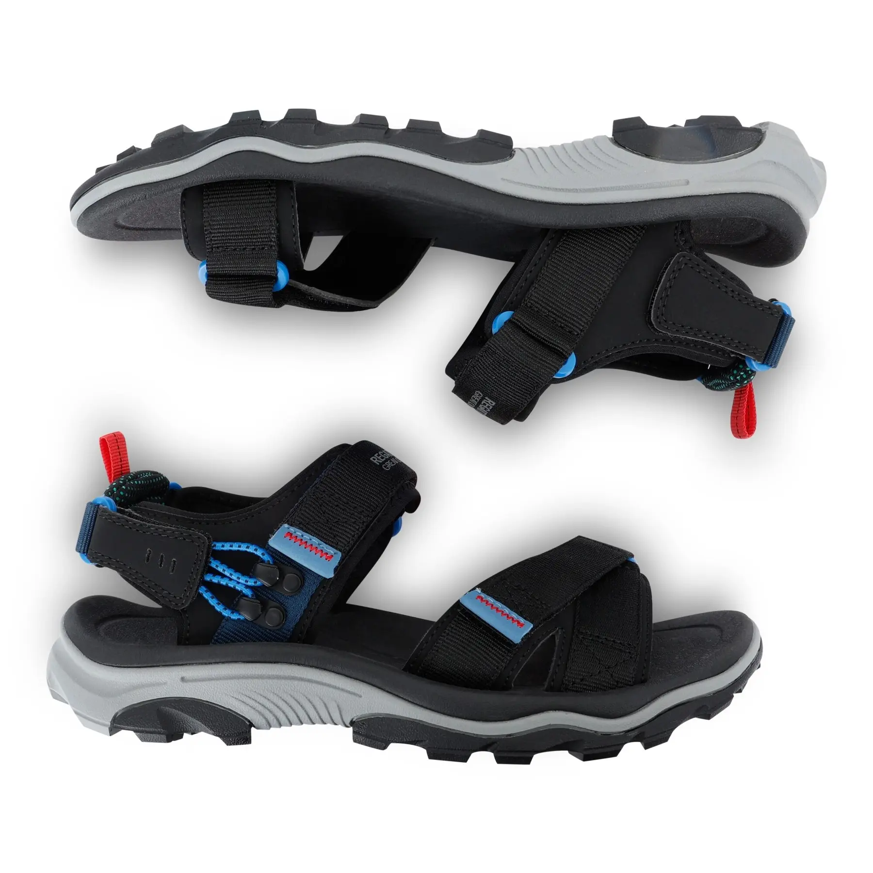 Сандали мужские Regatta BlazeSandal RMF870-BCB 42 (8 US) черные/синие фото7