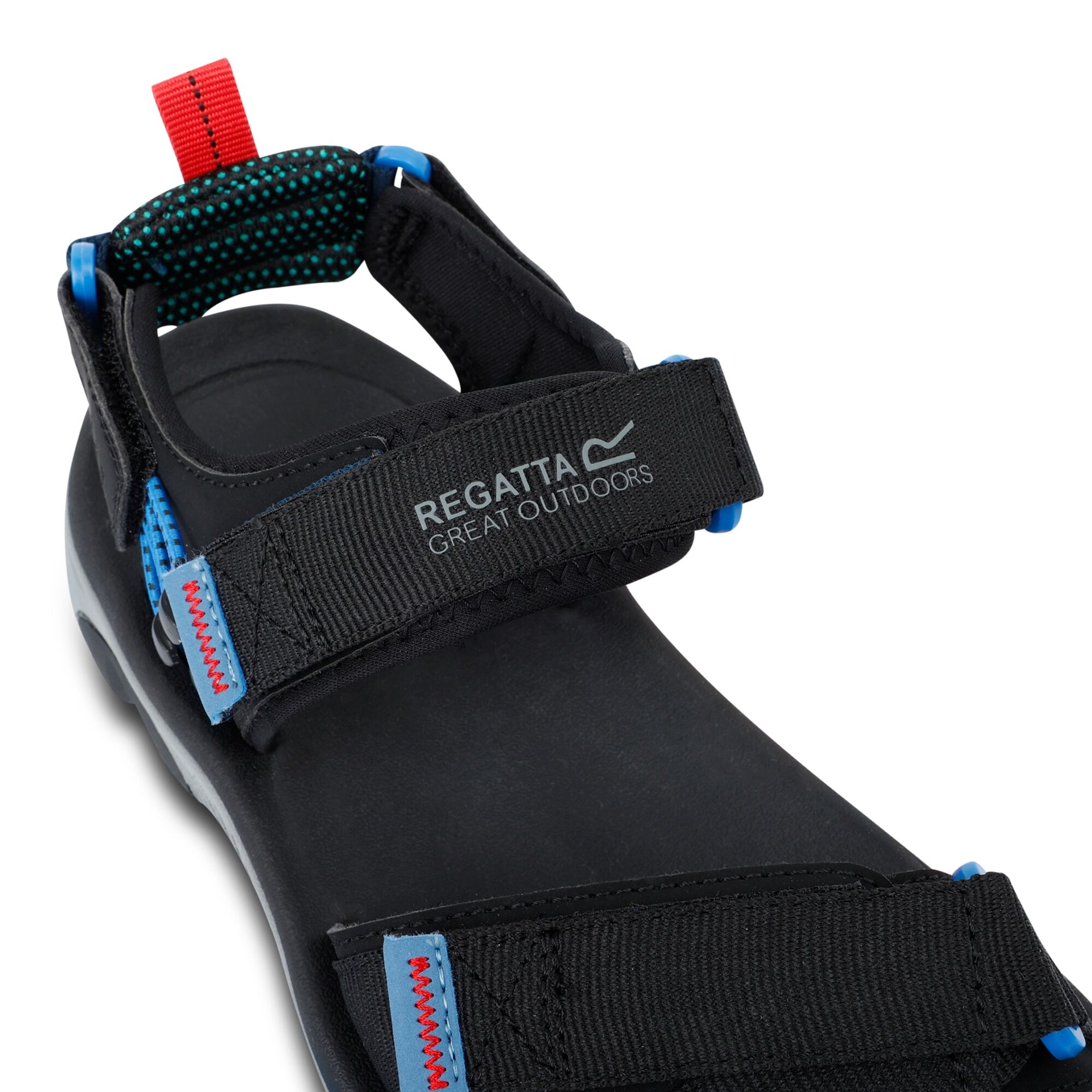 Сандали мужские Regatta BlazeSandal RMF870-BCB 44 (9.5 US) черные/синие фото9