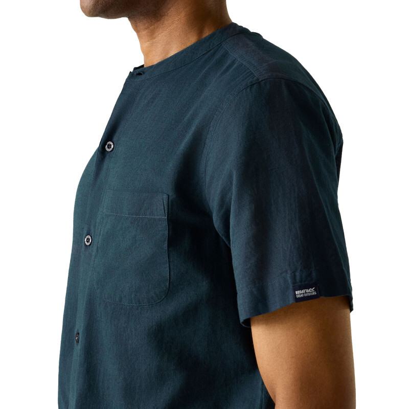 Сорочка чоловіча Regatta LovreyShirt RMS229-ZV7 S синя фото3