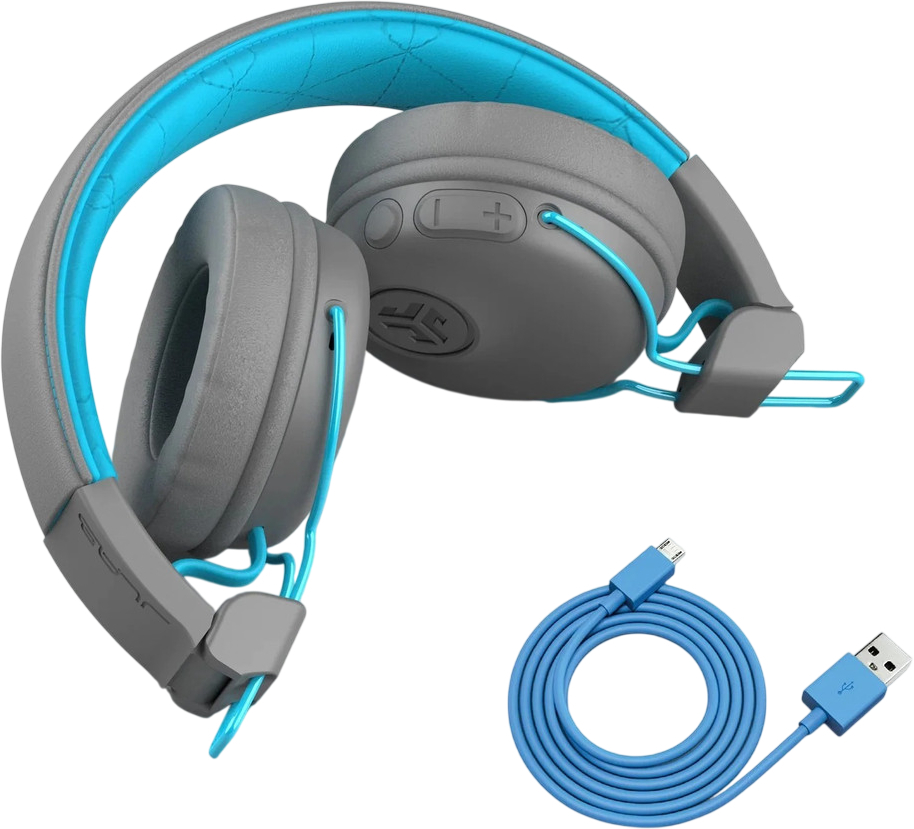 Наушники Jlab Studio Wireless Grey/Blue (IEUHBASTUDIORGRYBLU4) фото3