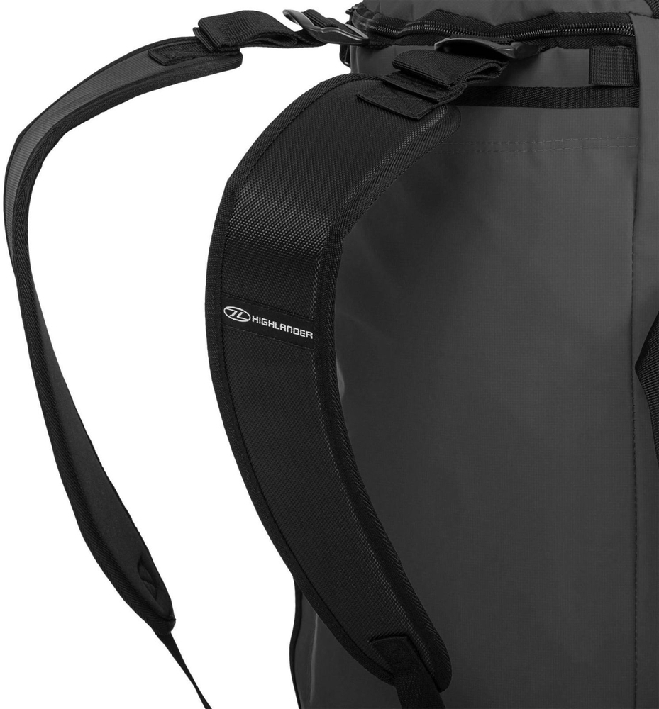 Сумка дорожная водозащитная Highlander Storm Kitbag 30L Black (DB121-BK) фото3