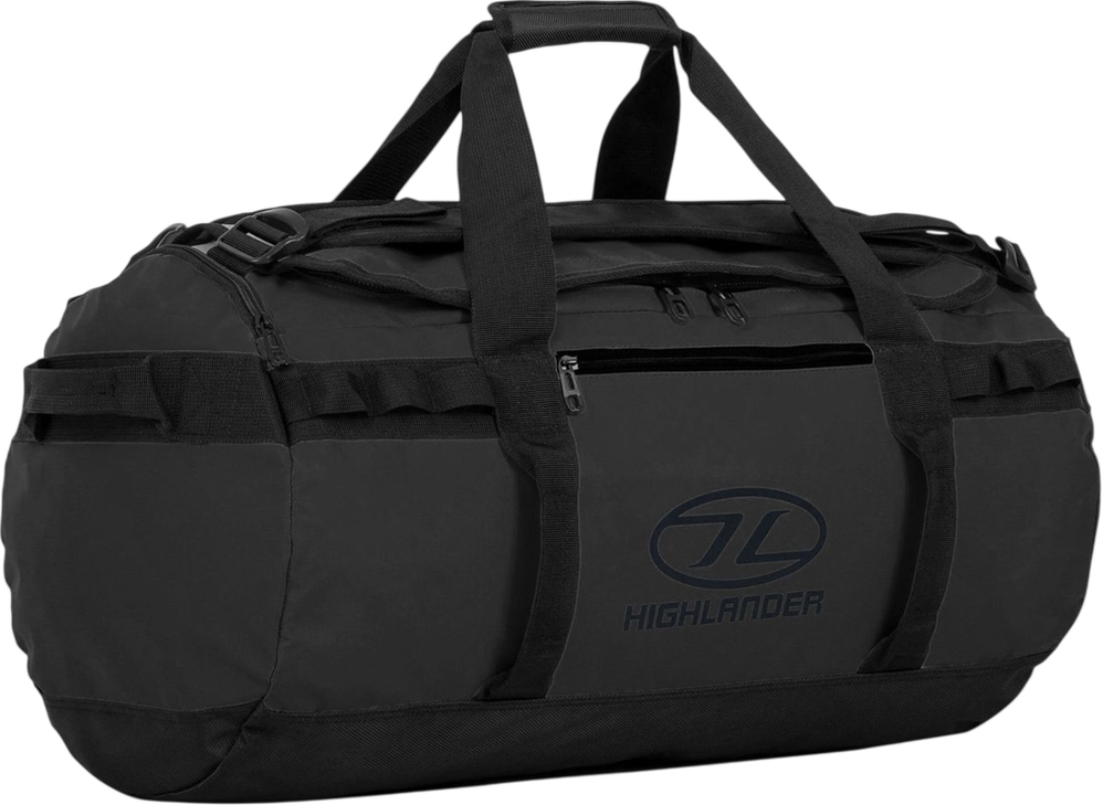 Сумка дорожная водозащитная Highlander Storm Kitbag 30L Black (DB121-BK) фото2