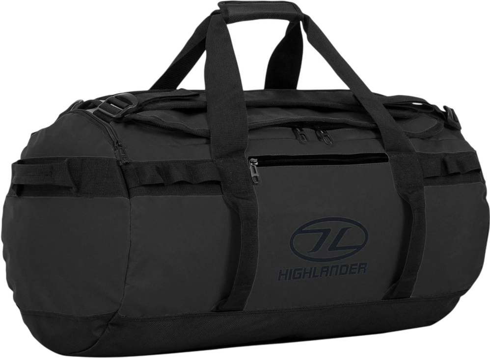 Сумка дорожня водозахисна Highlander Storm Kitbag 45L Black (DB122-BK) фото2