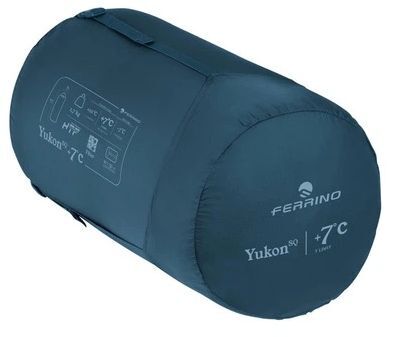 Спальный мешок Ferrino Yukon Square +7°C Blue-Grey Left (86381RBGSX) фото