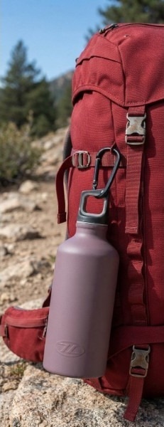 Пляшка для води Highlander Alu Bottle Mauve Single, 500ml (CP200-MA-SGL) фото2