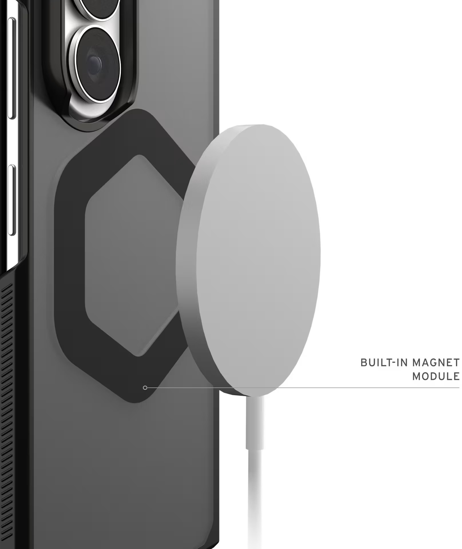 Чехол UAG для Samsung Galaxy Fold8 Ultra, Mouve with Magnet, Ash (214560113131) фото3