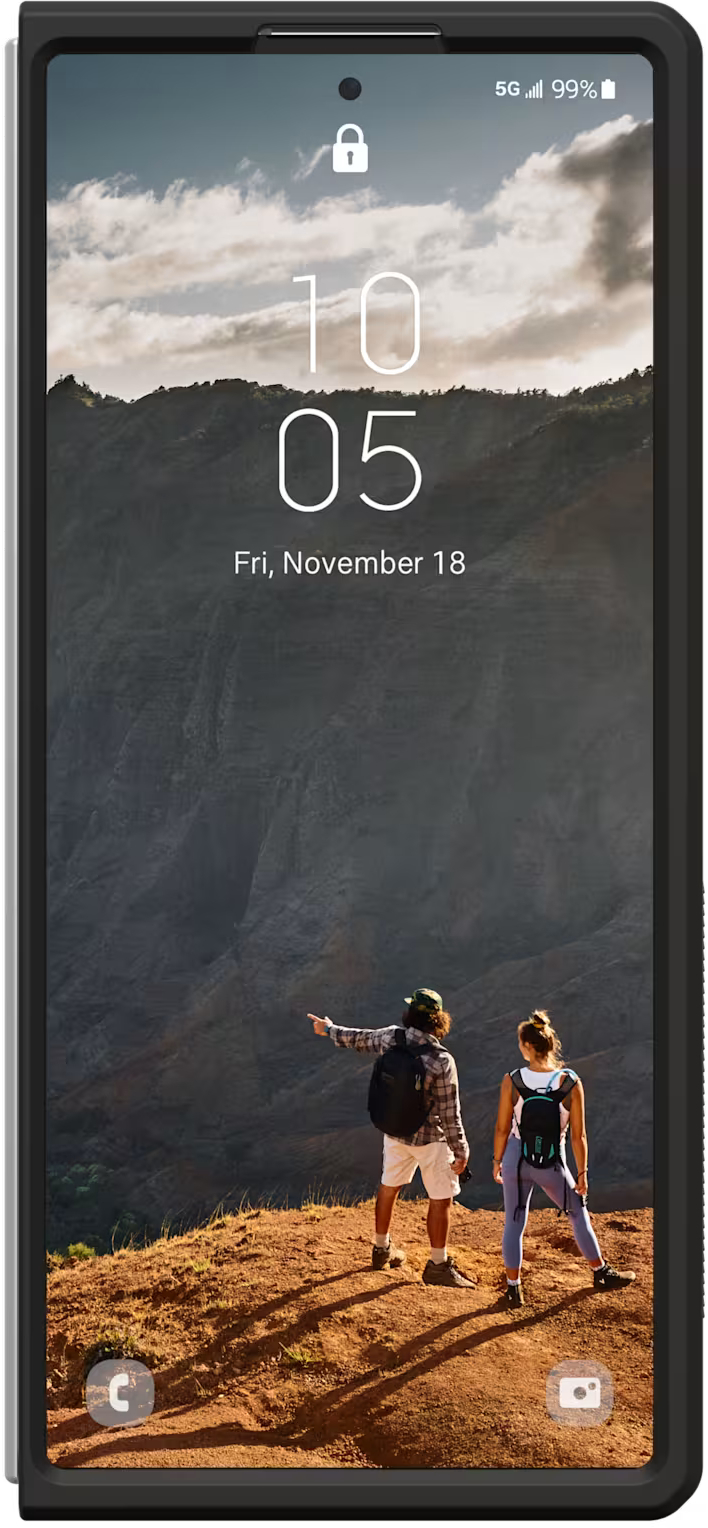Чехол UAG для Samsung Galaxy Fold8 Ultra, Mouve with Magnet, Ash (214560113131) фото4