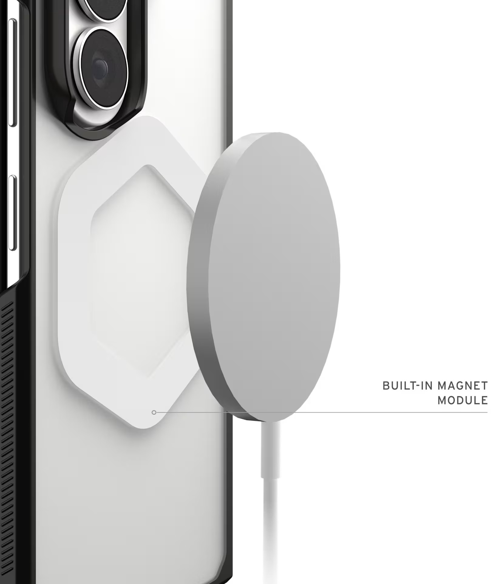 Чехол UAG для Samsung Galaxy Fold8 Ultra, Mouve with Magnet, Ice (214560114343) фото3