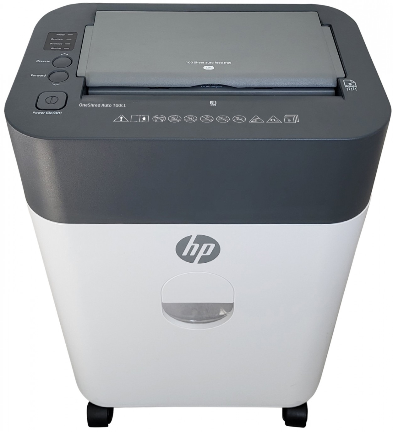 Шредер HP OneShred Auto 100CC 17л (2818_HP) фото4