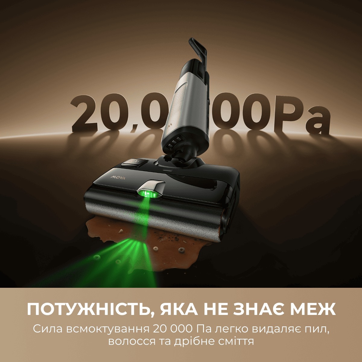 Аккумуляторный моющий пылесос Wet&amp;Dry Vacuum Cleaner Mova X4 Mix (HMV17A) фото