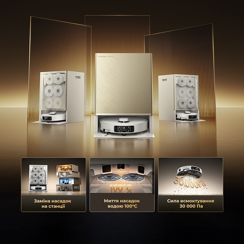 Робот-пилосос миючий Dreame Matrix 10 Pro White (RLH71DE-1-BL) фото2