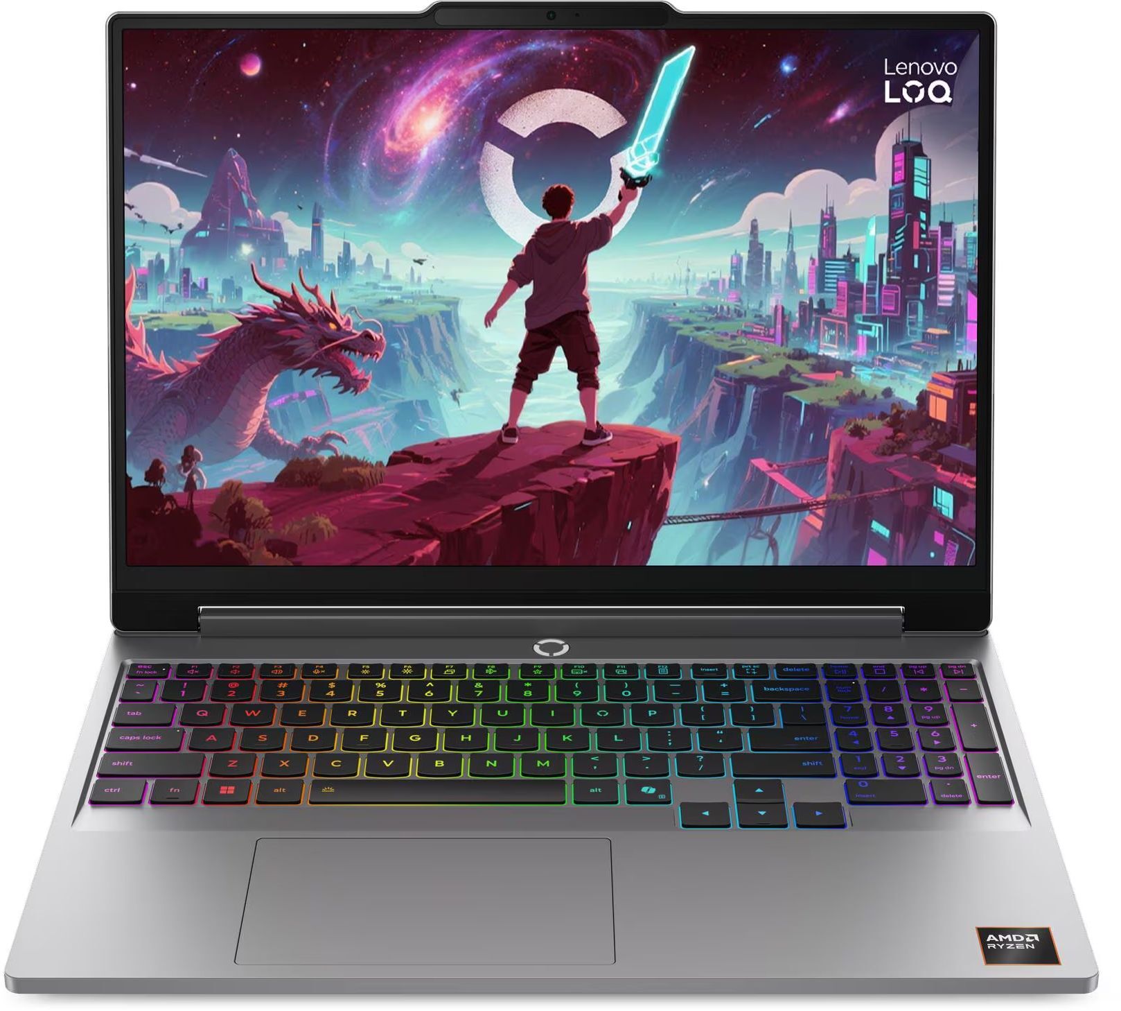 Ноутбук LENOVO LOQ 15AHP11 Luna Grey (83TN00BDRA) фото2