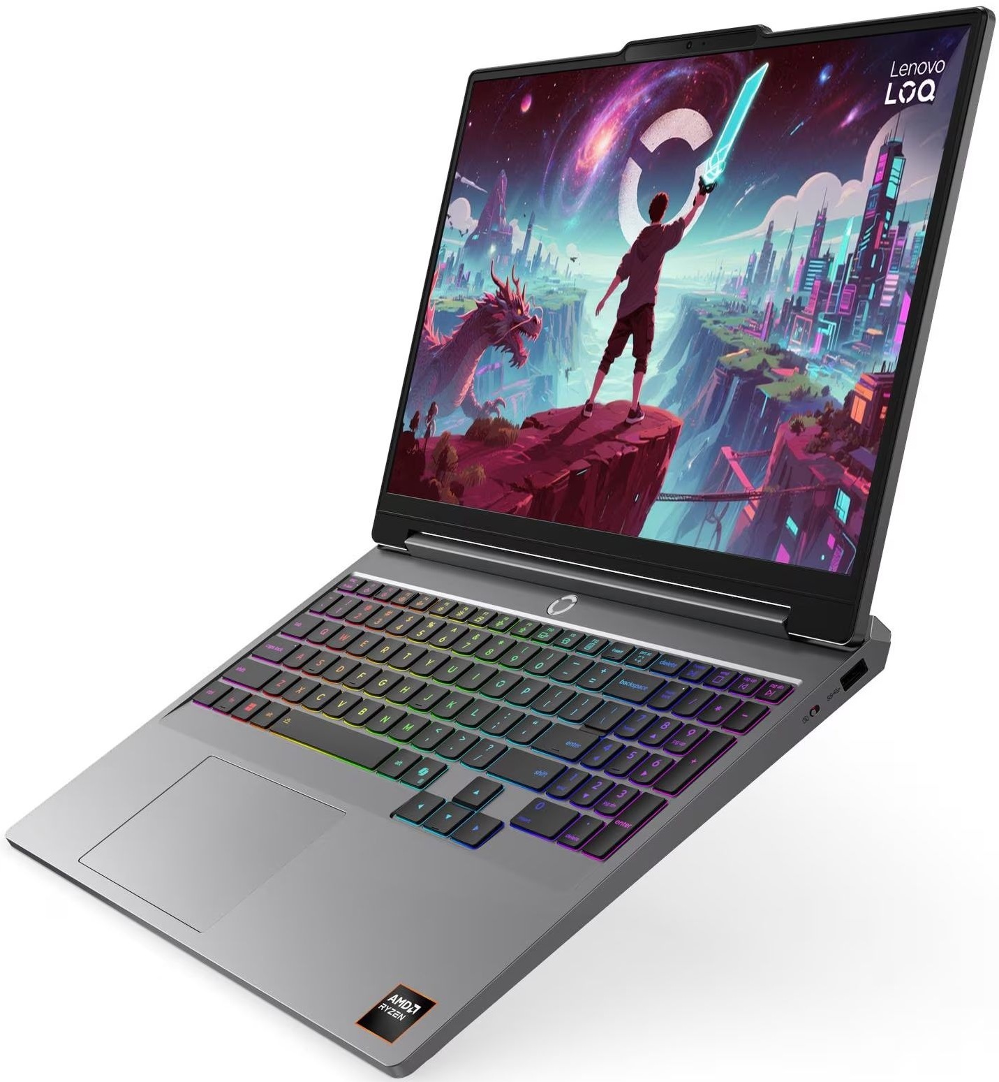 Ноутбук LENOVO LOQ 15AHP11 Luna Grey (83TN00BDRA) фото5