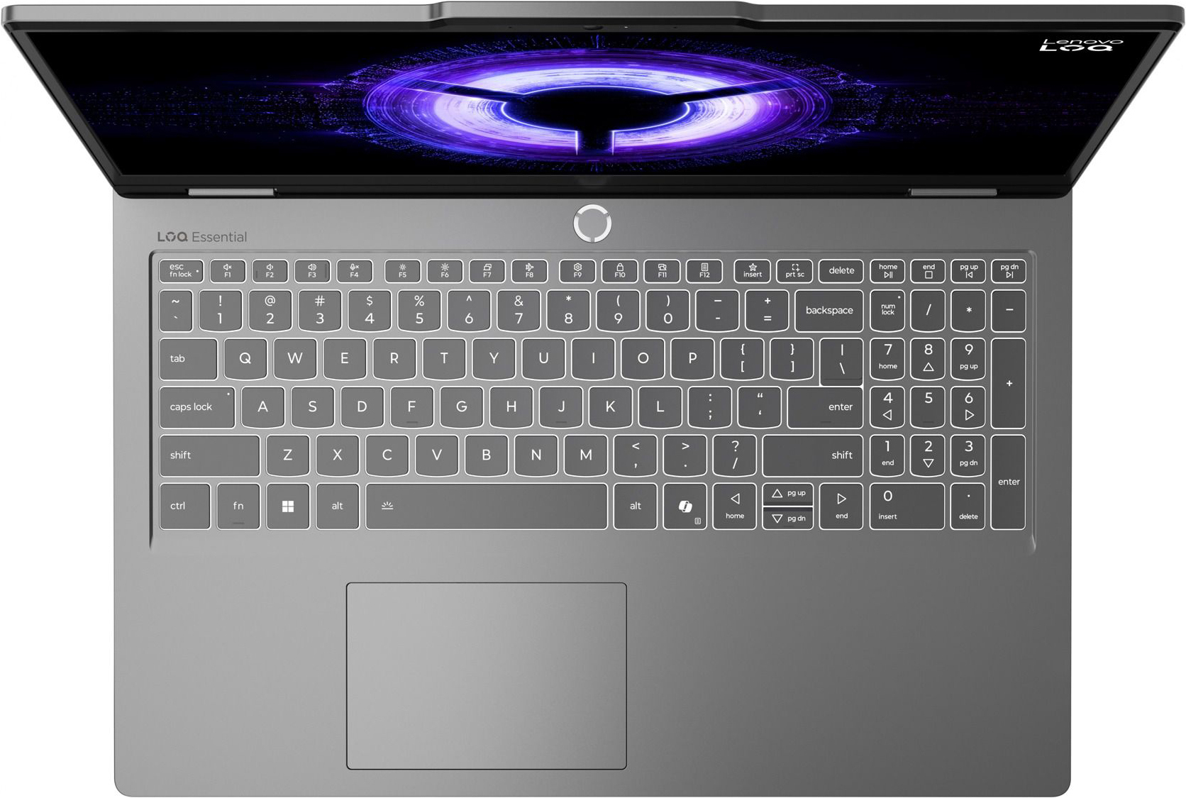 Ноутбук LENOVO LOQ Essential 15IRX11 Luna Grey (83SC009QRA) фото5