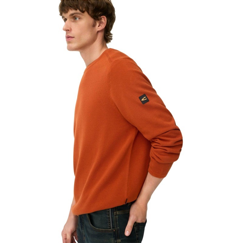 Светр чоловічий Camel Active Pullover 409500-6K00-55 L помаранчевий фото