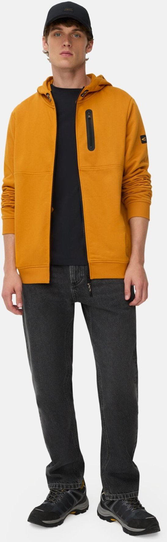 Толстовка чоловіча Camel Active Sweatjacket 409406-6W52-67 S помаранчева фото3