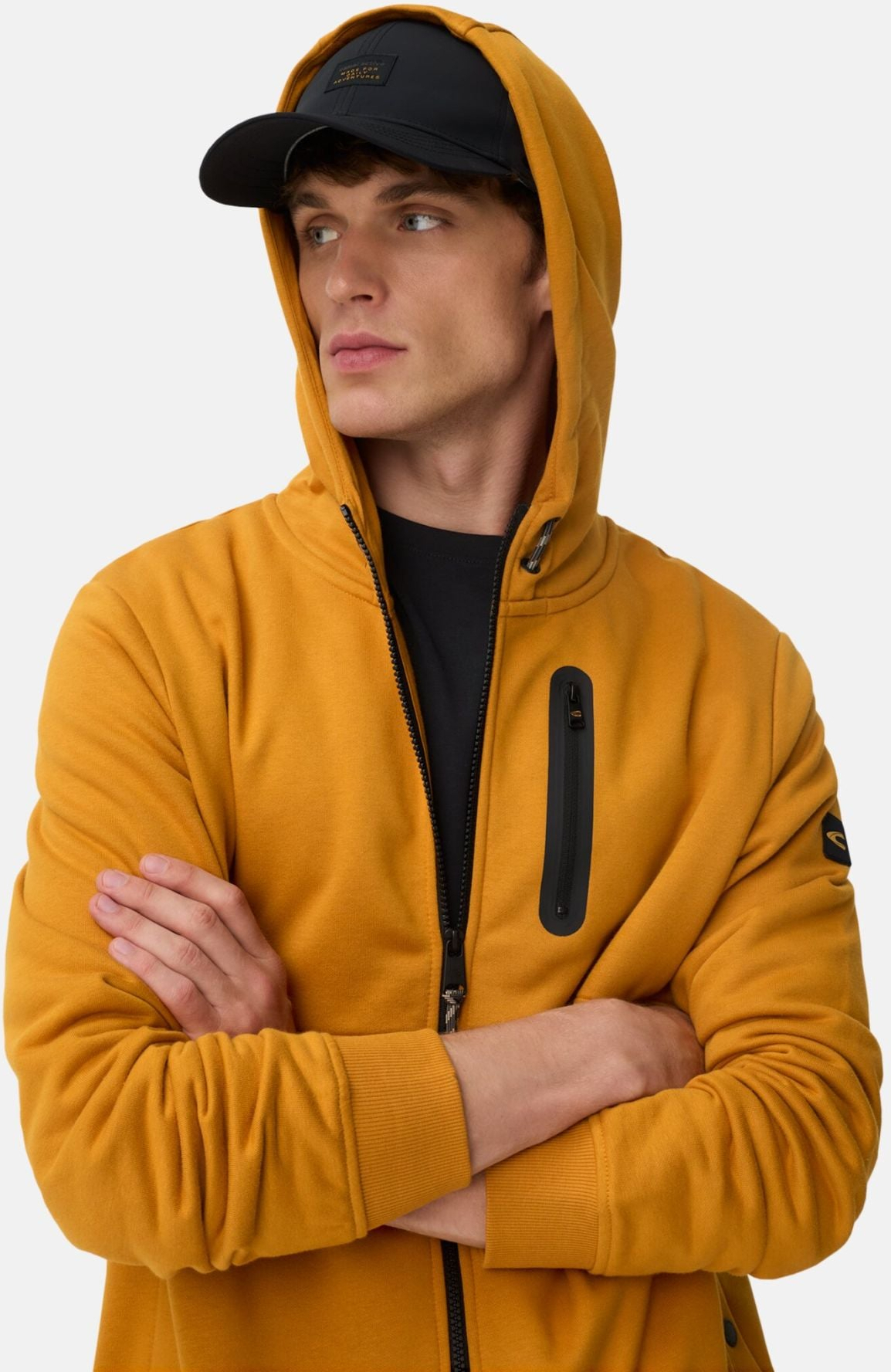 Толстовка чоловіча Camel Active Sweatjacket 409406-6W52-67 S помаранчева фото4