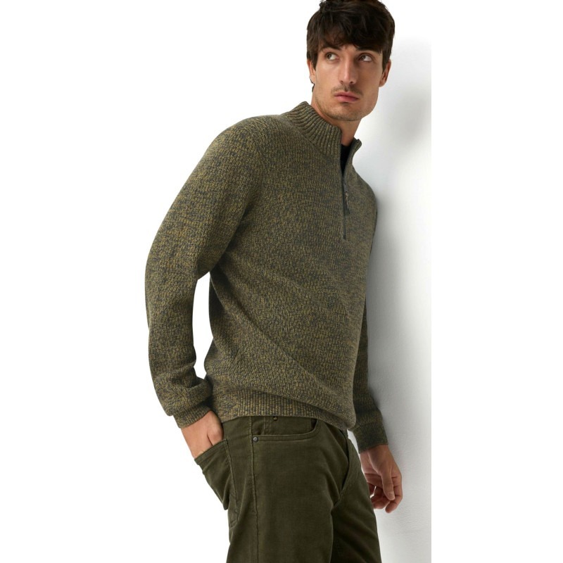 Светр чоловічий Camel Active Knitted Troyer 409530-6K06-37 L хакі фото