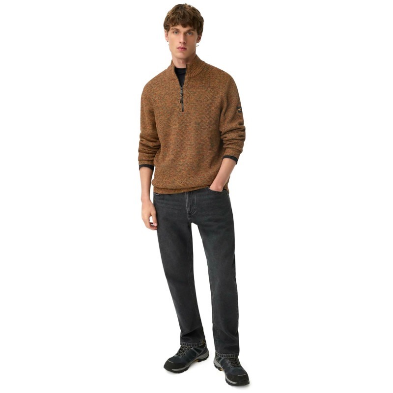 Светр чоловічий Camel Active Knitted Troyer 409530-6K06-55 XL коричневий фото