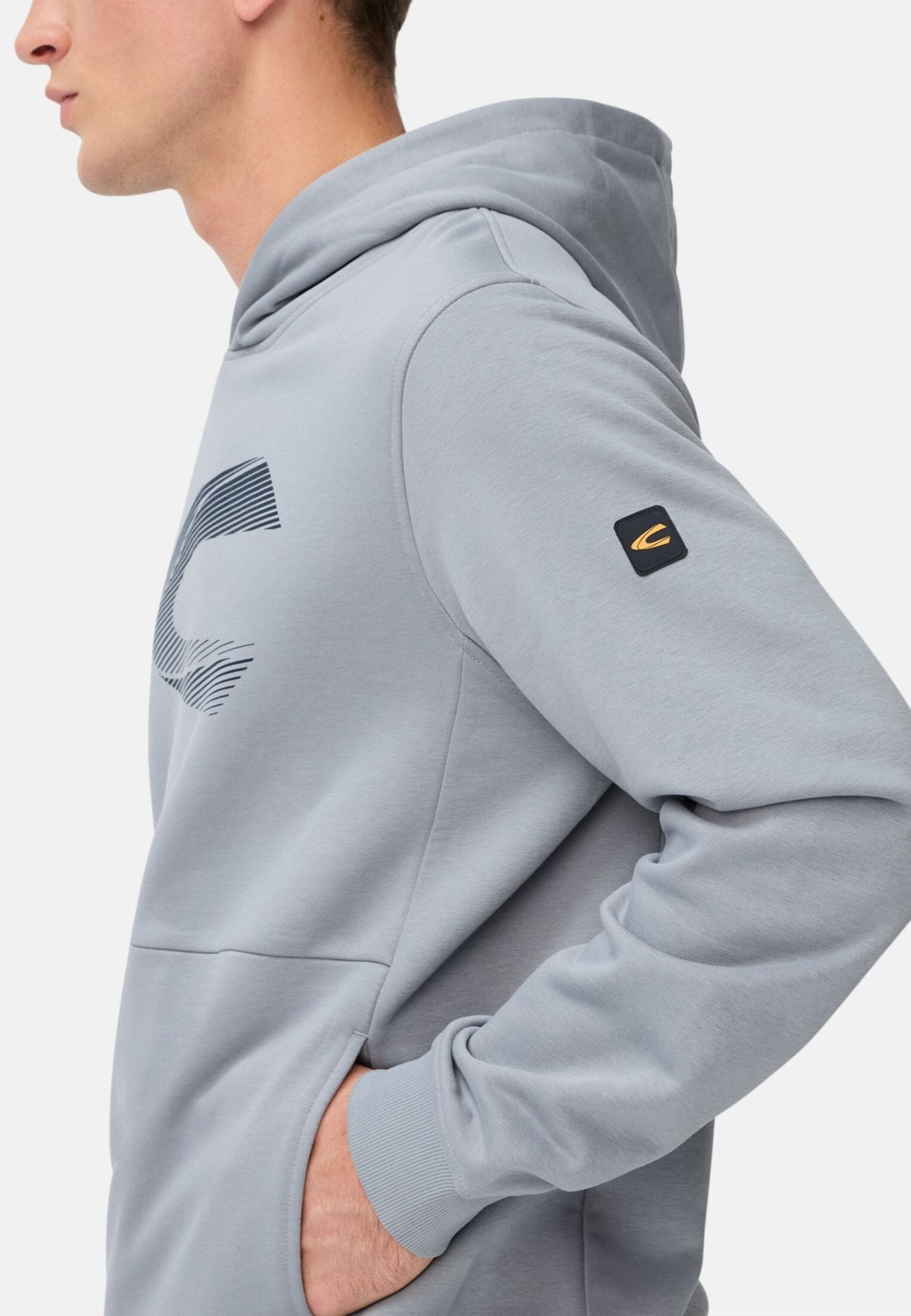 Худи чоловіче Camel Active Sweatshirt 409460-6W49-43 L сіре фото4