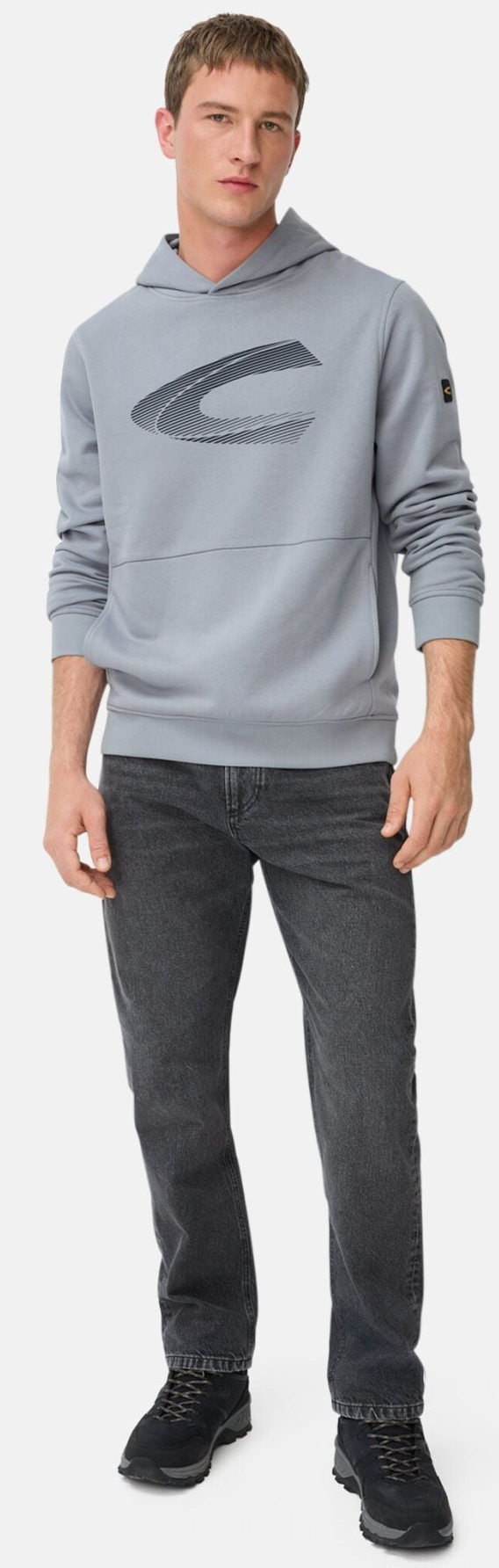 Худи чоловіче Camel Active Sweatshirt 409460-6W49-43 L сіре фото3
