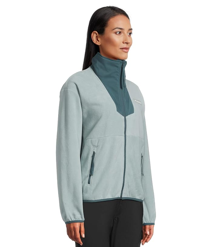 Флісова кофта жіноча Columbia Sequoia Grove Full Zip Fleece 2085311CLB-461 XSS бірюзова фото3