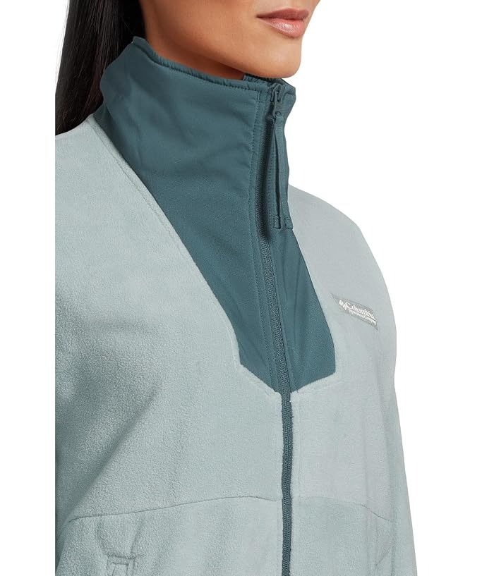 Флісова кофта жіноча Columbia Sequoia Grove Full Zip Fleece 2085311CLB-461 XSS бірюзова фото5