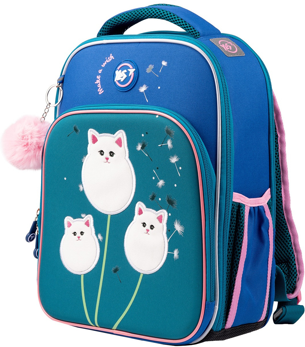 Рюкзак школьный каркасный Yes Dandelion Cats S-78 (559376) фото2