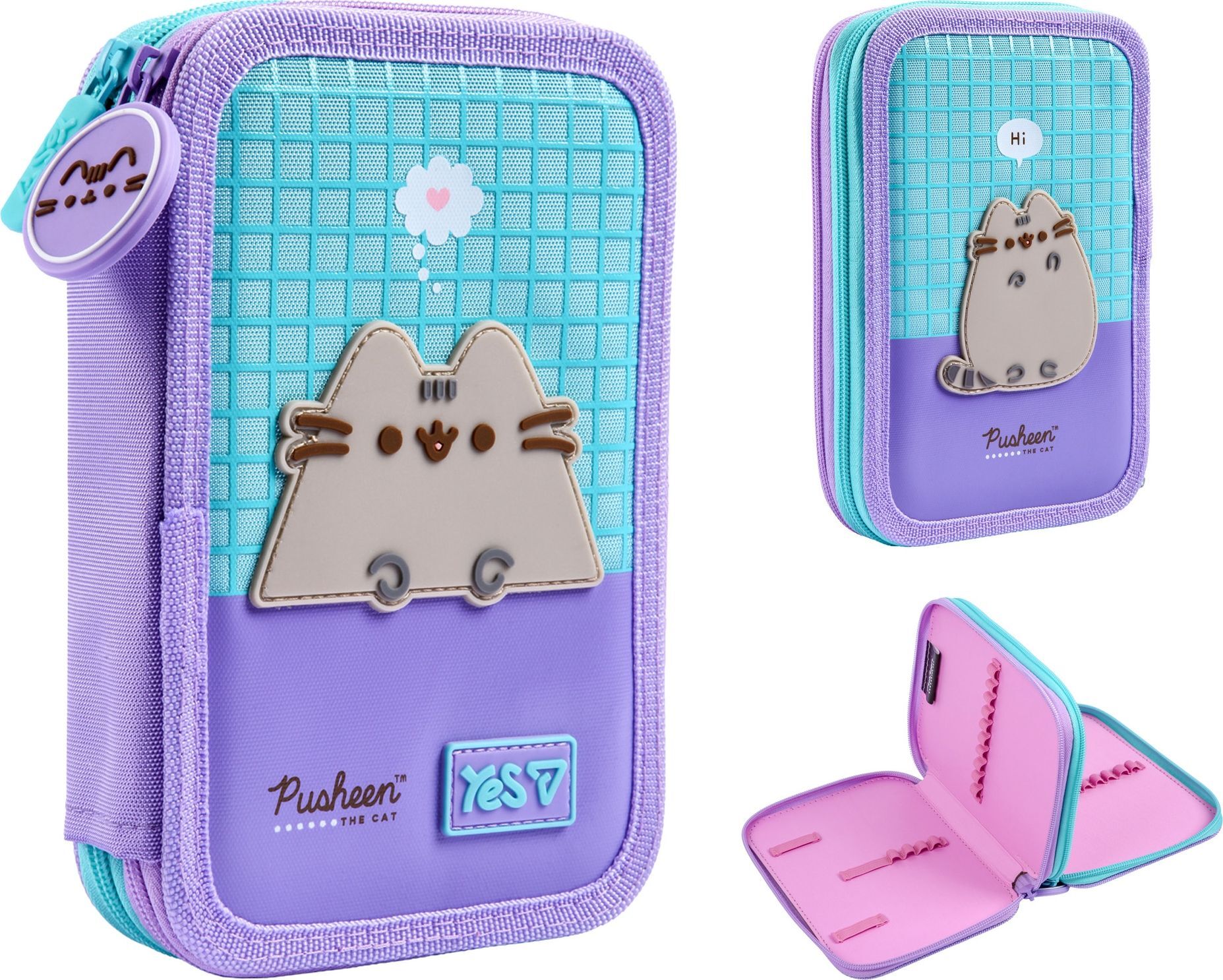 Пенал твердий Yes подвійний Pusheen Summer HP-01 (533712) фото