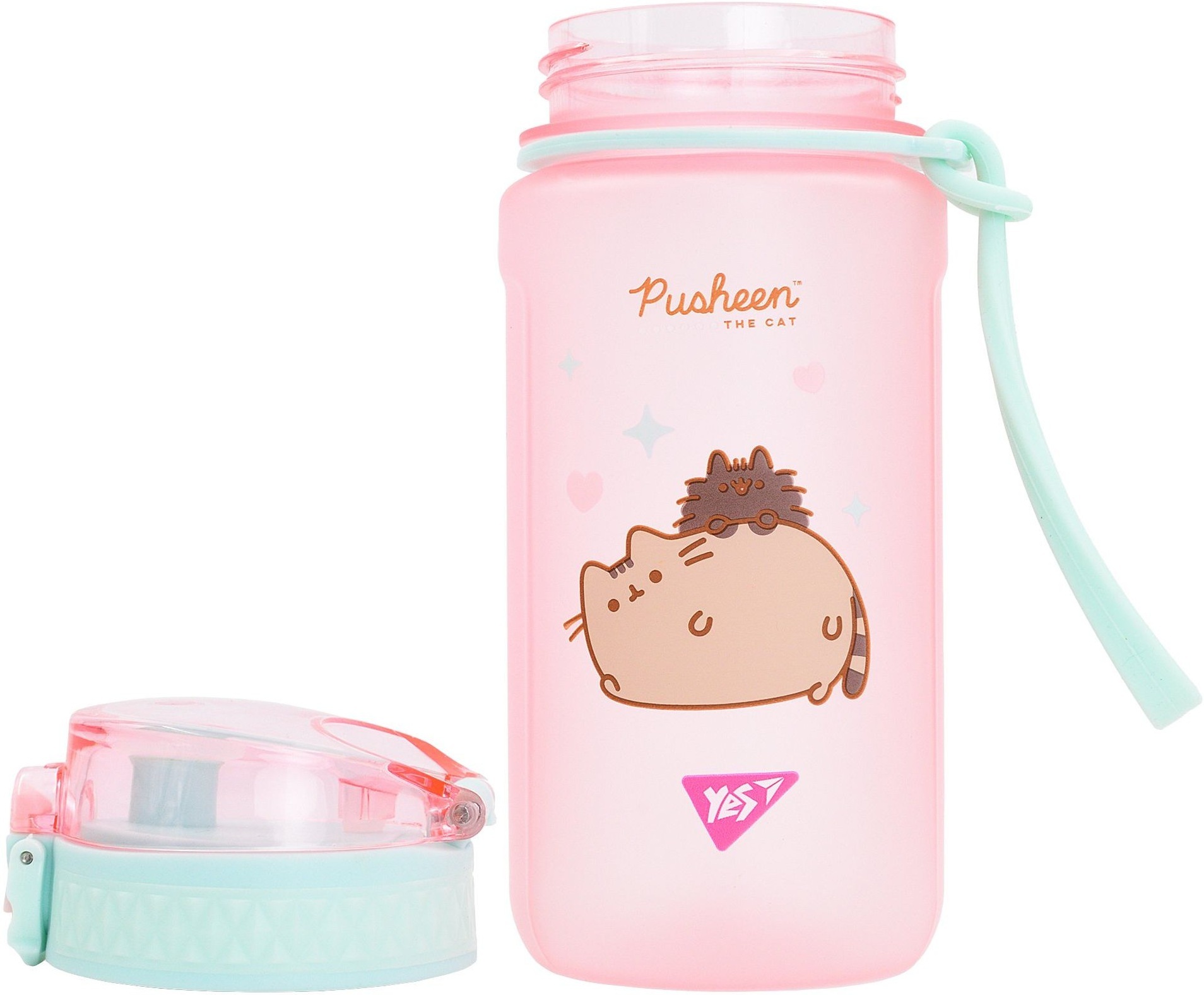 Пляшка для води Yes Pusheen 500 мл рожева (708321) фото3