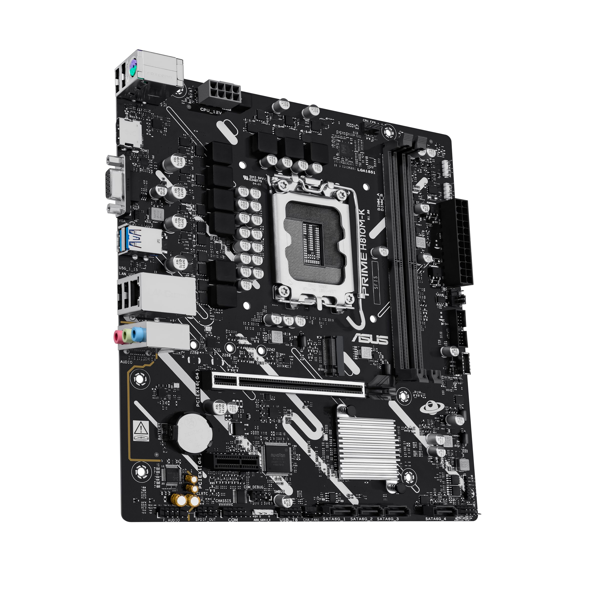 Материнcкая плата ASUS PRIME H810M-K (90MB1N10-M0EAY0) фото