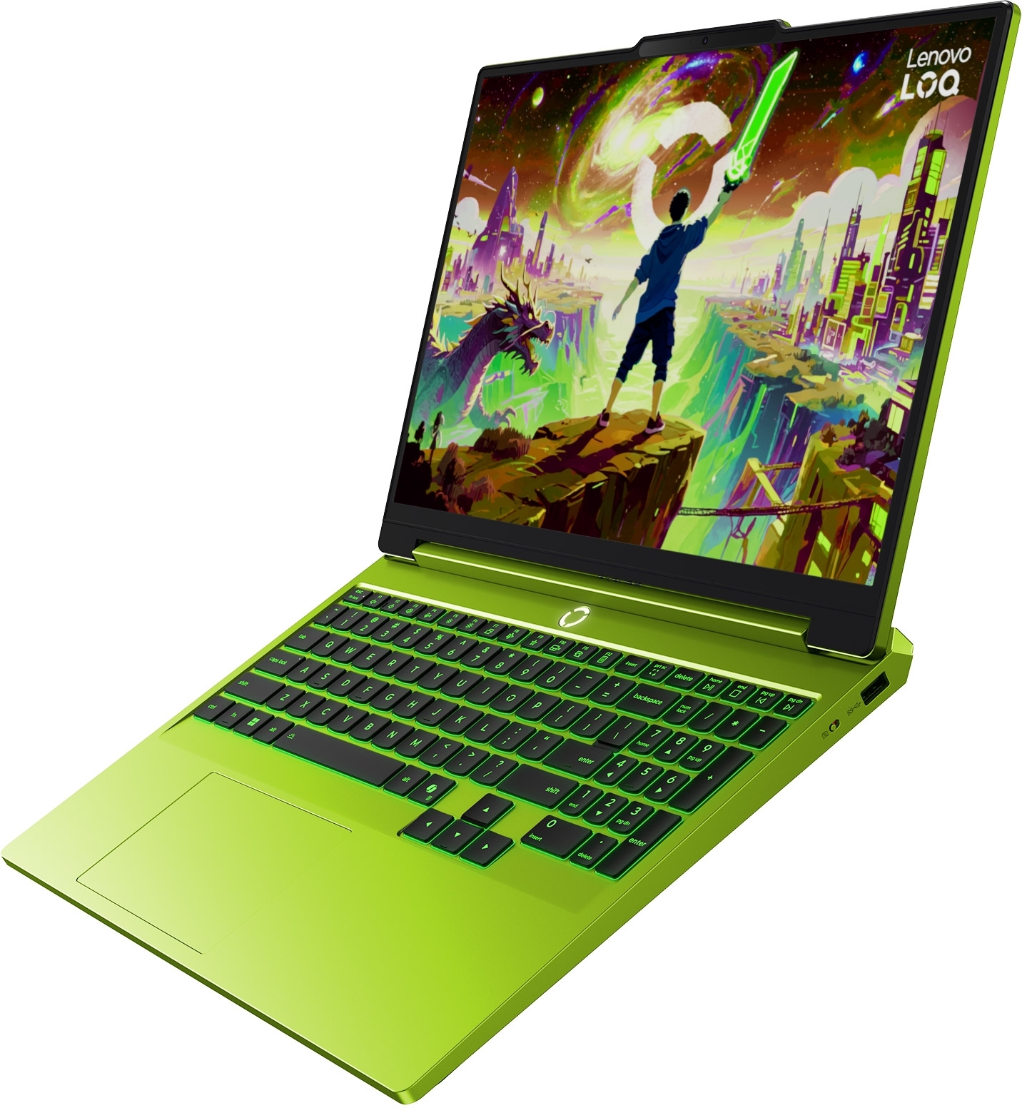 Ноутбук LENOVO LOQ 15AHP11 Surge Green (83TN005NRA) фото12
