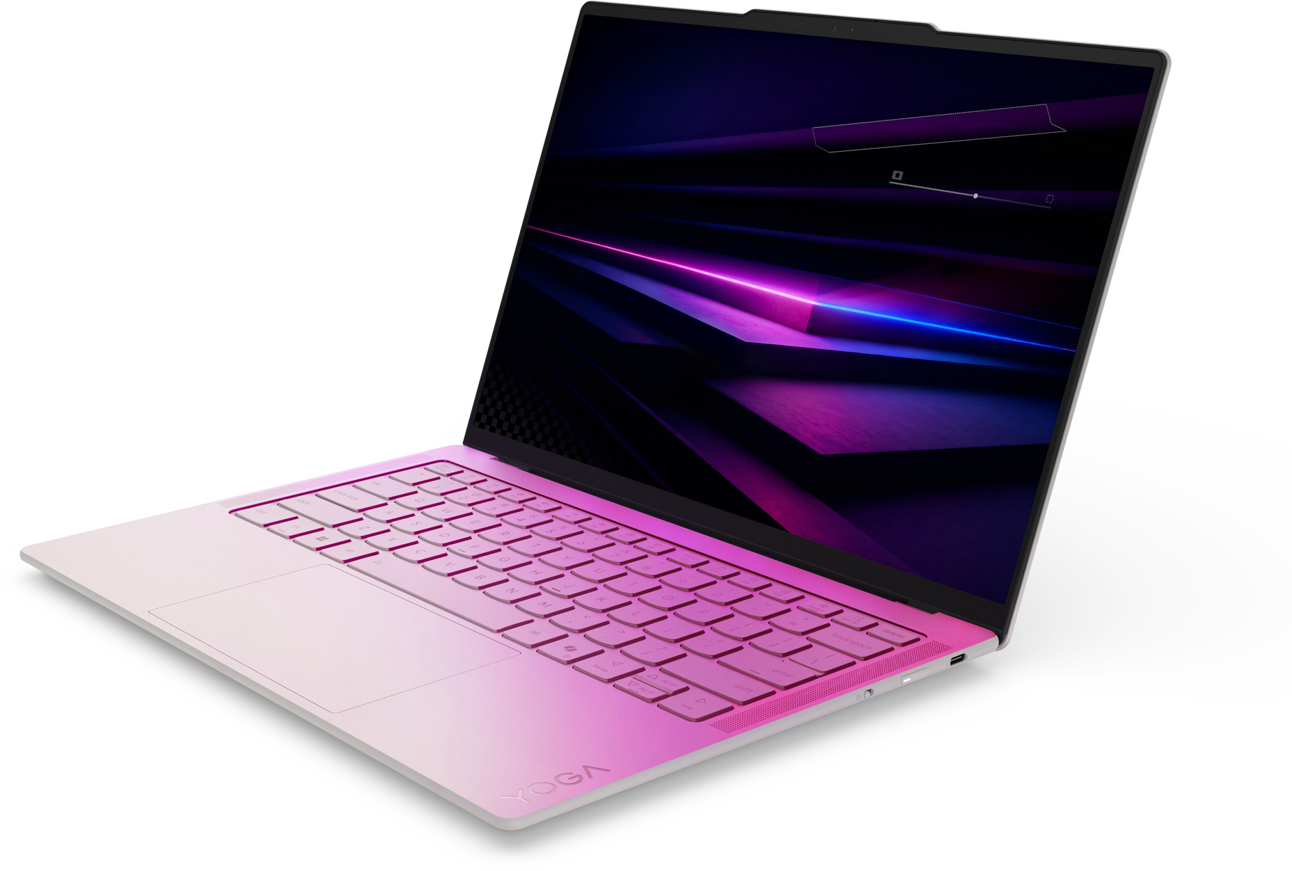 Ноутбук LENOVO Yoga Slim 7 Ultra 14IPH11 Seashell (83QK007FRA) фото3