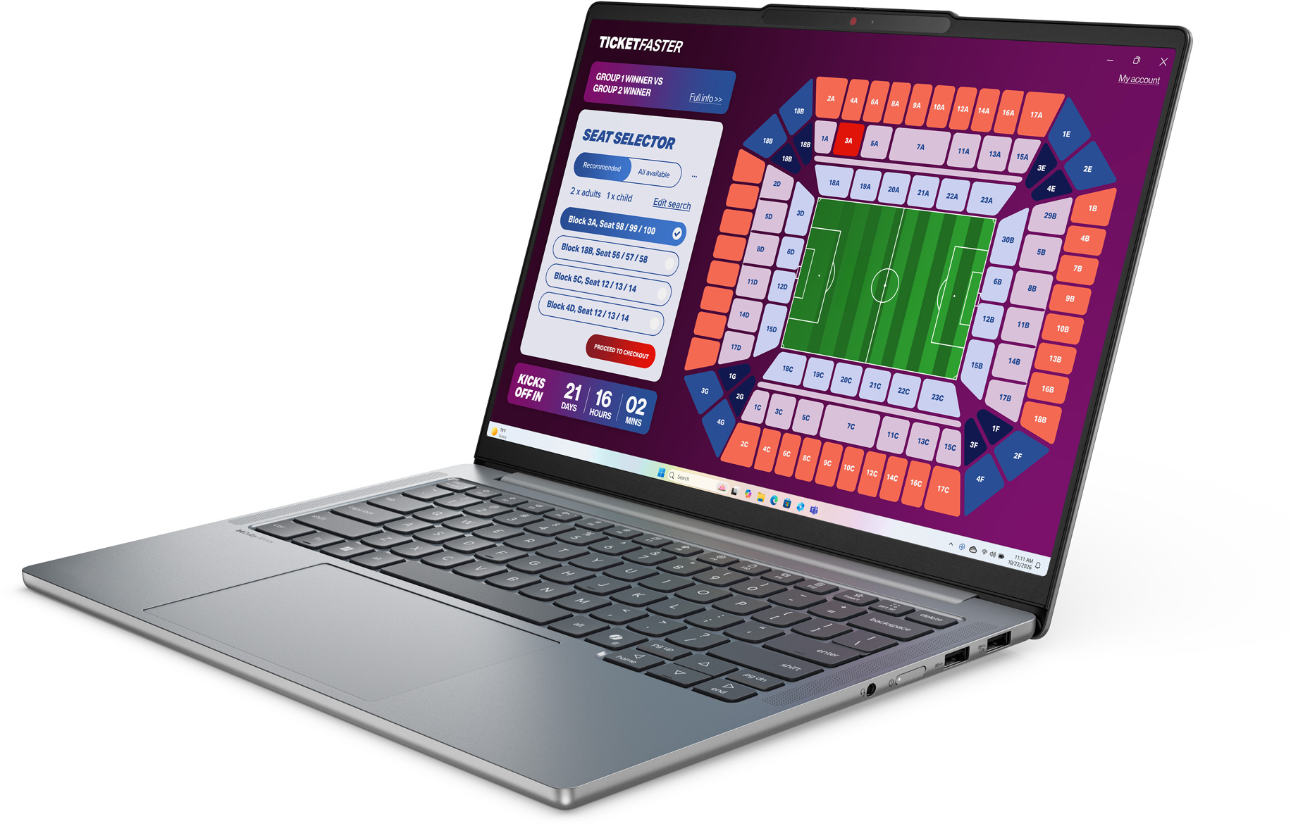 Ноутбук LENOVO IdeaPad Pro 5 14IPH11 Luna Grey (83SH0013RA) фото3