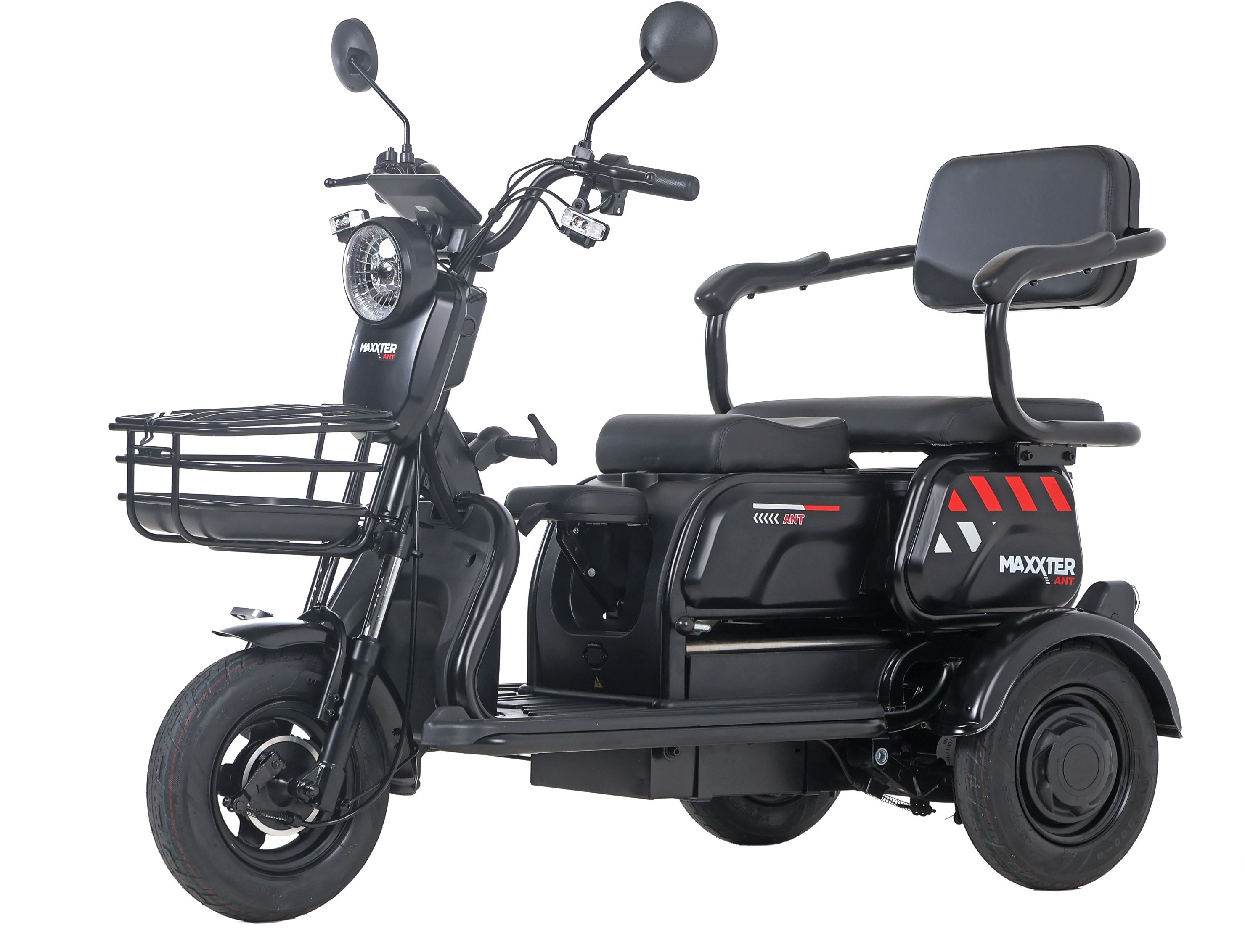 Електроскутер триколісний Maxxter ANT 500 Вт Black (8716309926645) фото2