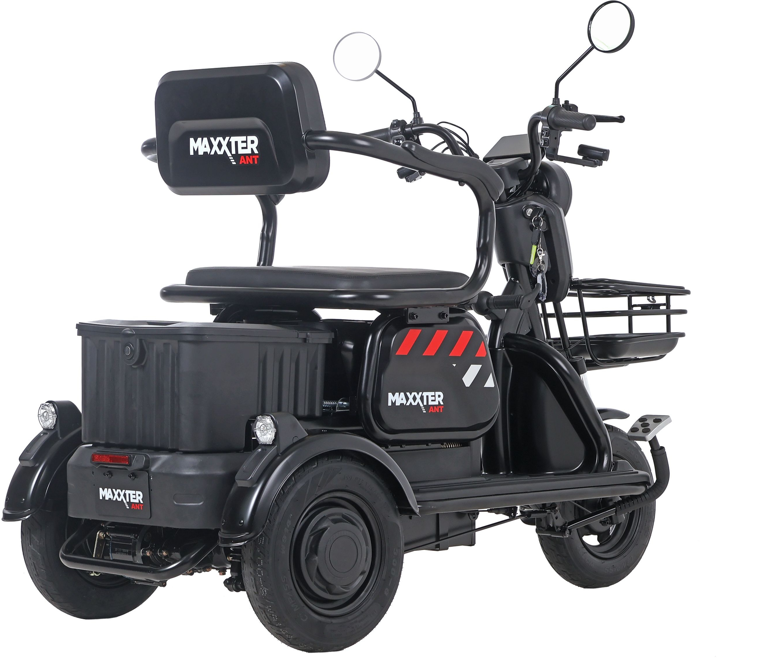 Електроскутер триколісний Maxxter ANT 500 Вт Black (8716309926645) фото4